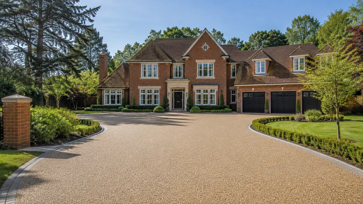 Resin bound driveway in Sunningdale by Daltex Resin Experts