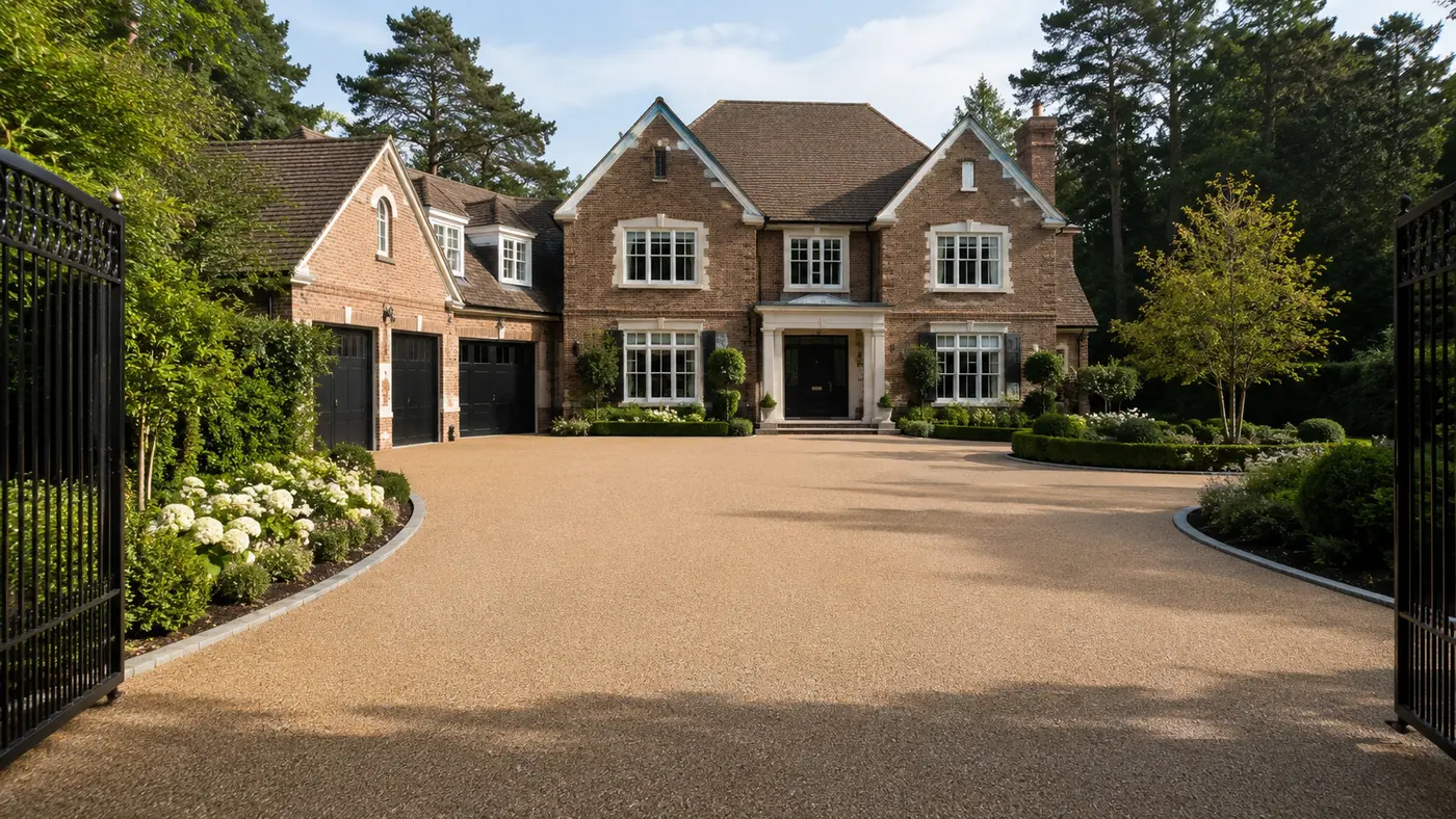 Resin bound driveway in Virginia Water by Daltex Resin Experts