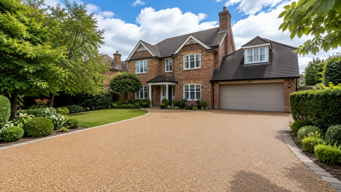 Resin bound driveway in Wokingham by Daltex Resin Experts