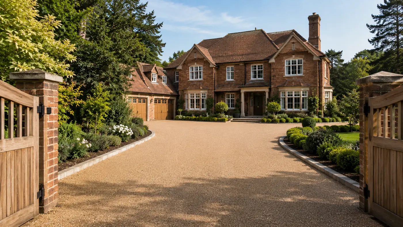 Resin bound driveway in Guildford by Daltex Resin Experts