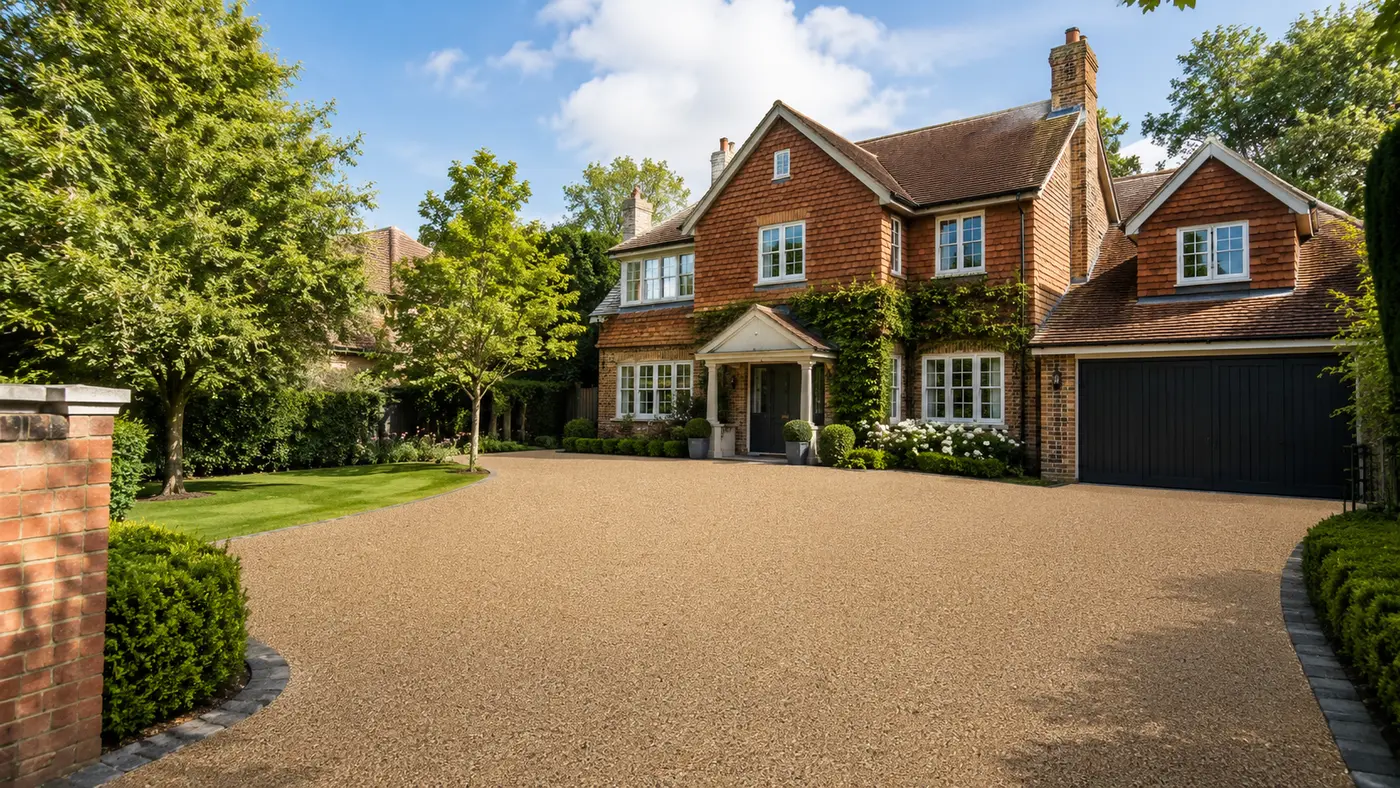 Resin bound driveway in Amersham by Daltex Resin Experts